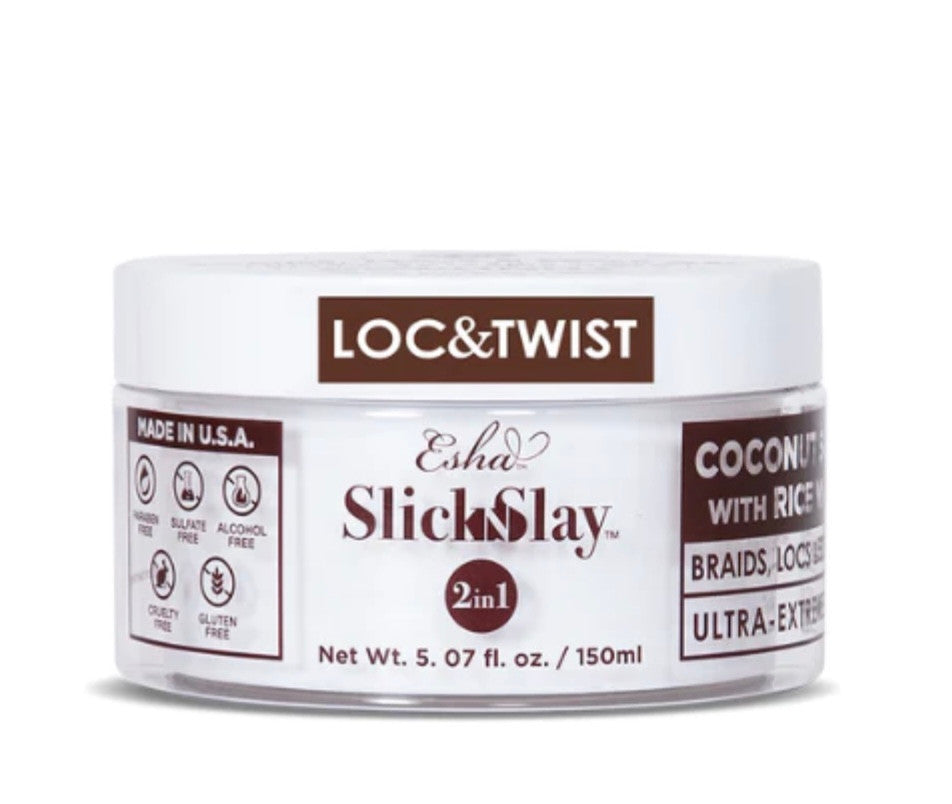 ESHA SlickSlay 2 in 1 Loc & Twist + Edge Gel