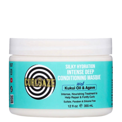 CURLDAZE Silky Hydration Intense Deep Conditioning Masque (12 oz)