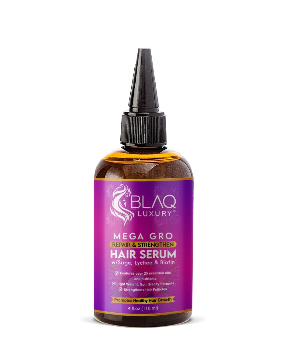 BLAQ Sage & Lychee Mega Gro Repair and Strengthen Hair Serum