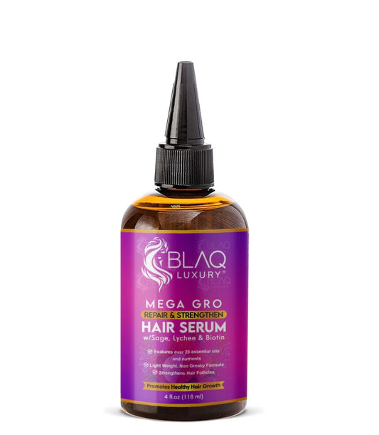 BLAQ Sage & Lychee Mega Gro Repair and Strengthen Hair Serum