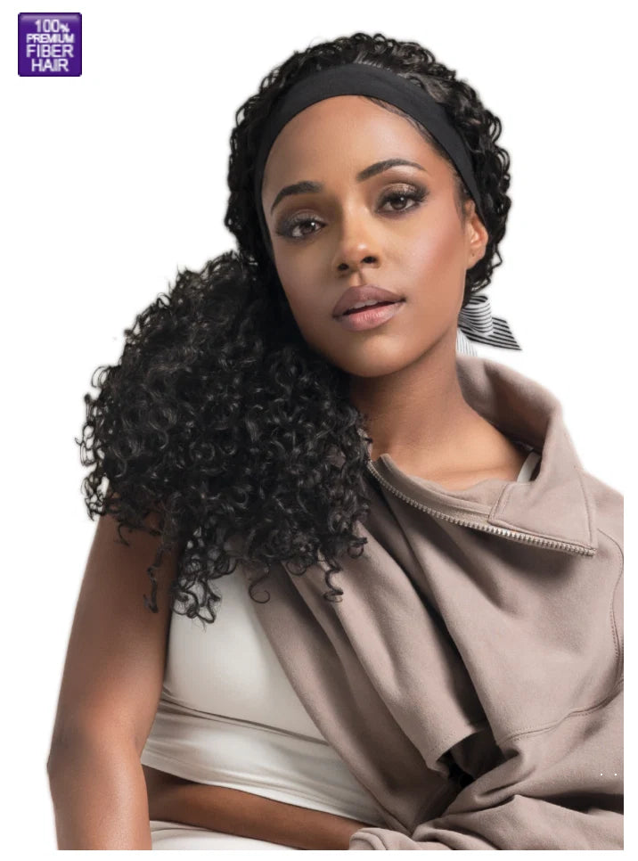 Bobbi Boss Active Headband Wig M1017 - HB Jerry Curl