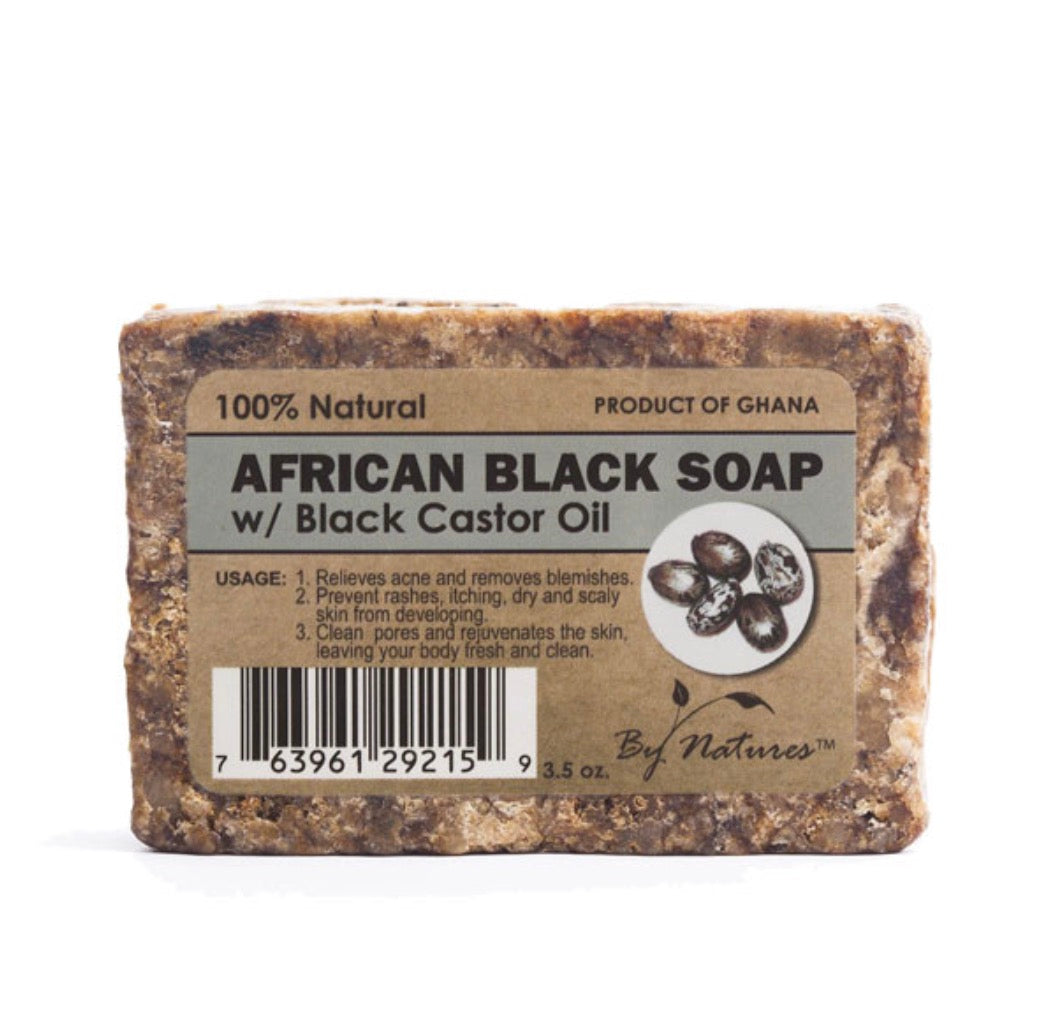 By Natures 100% Natural African Black Soap