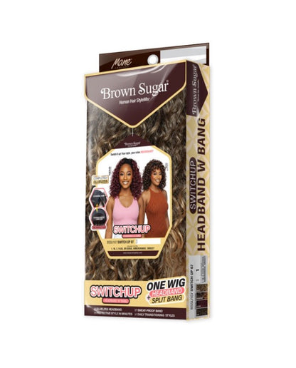 MANE CONCEPT Brown Sugar Headband Wig Detachable Bang - SWITCH UP 07 (BSSU107)