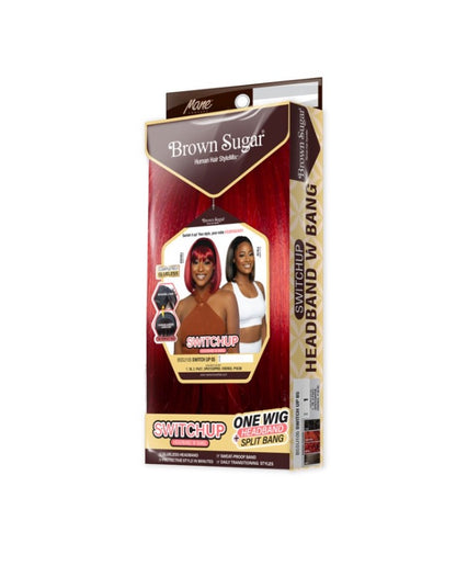 MANE CONCEPT Brown Sugar Headband Wig Detachable Bang - SWITCH UP 05 (BSSU105)
