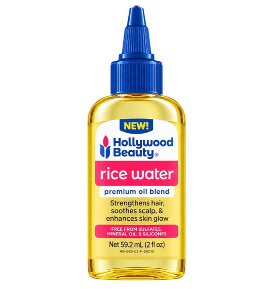 Hollywood Beauty Rice Water Natural Hair Oil (2oz)
