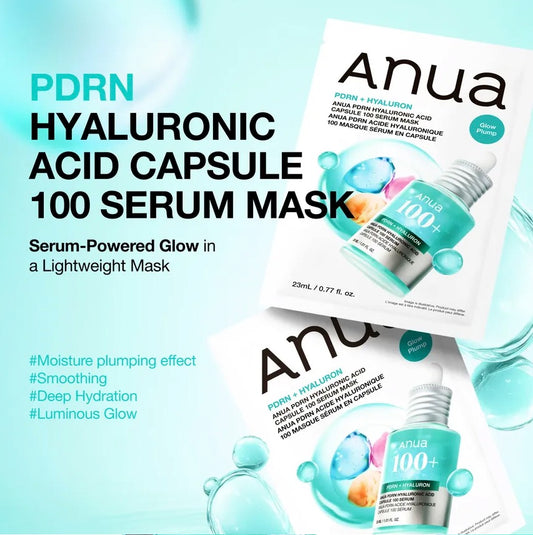 Anua PDRN Hyaluronic Acid Capsule 100 Serum Mask (1Sheet)