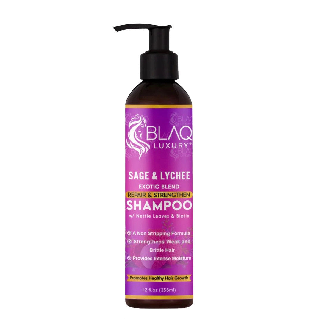 BLAQ Sage & Lychee Repair and Strengthen Hair Shampoo