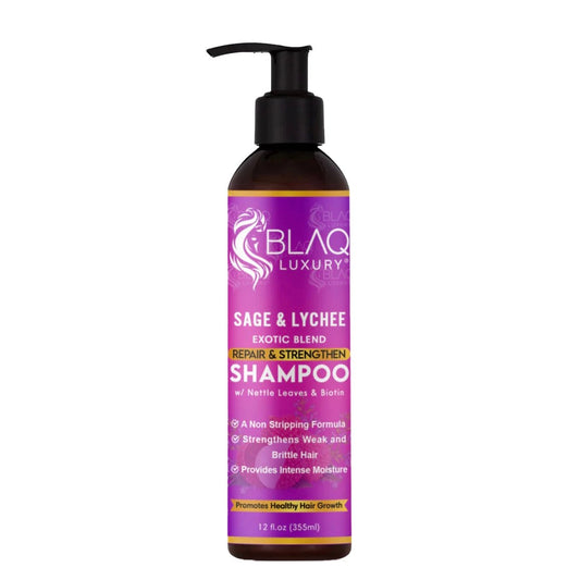 BLAQ Sage & Lychee Repair and Strengthen Hair Shampoo