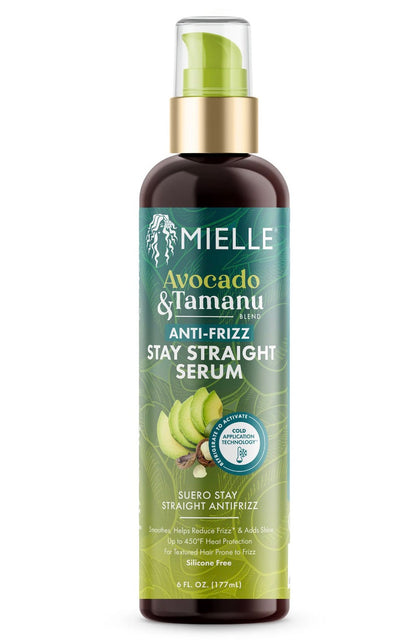 Mielle  Avocado & Tamanu Anti-Frizz Stay Straight Serum