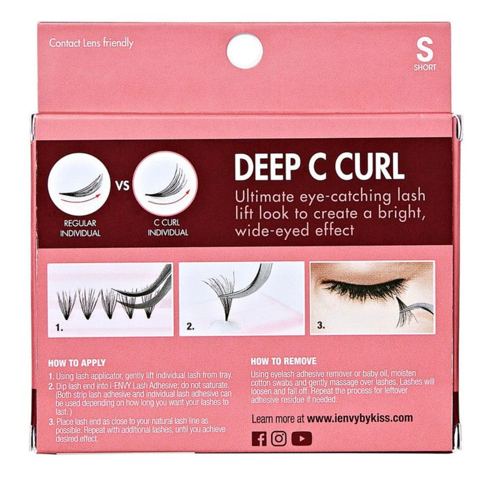 KISS i Envy Deep C Curl Individual Lash