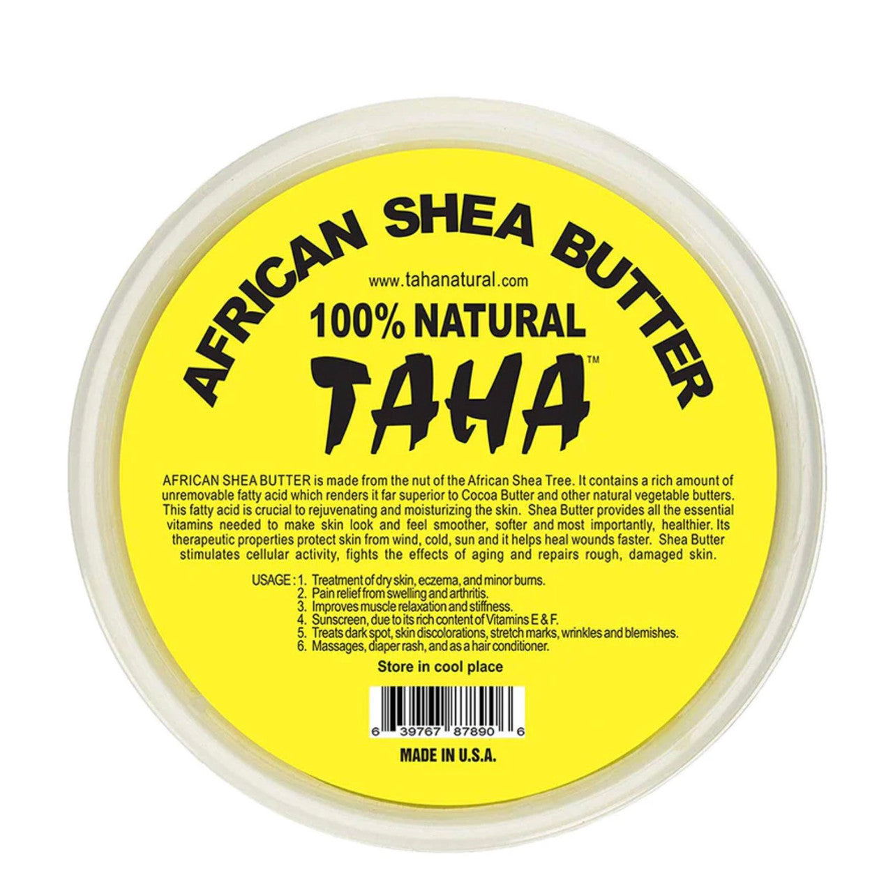 TAHA 100% Natural African Shea Butter (Ivory)