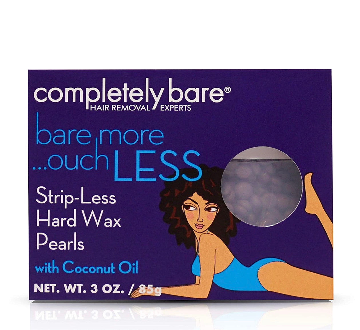Completely Bare bare more ouch LESS Strip-Less Hard Wax Pearls Kit