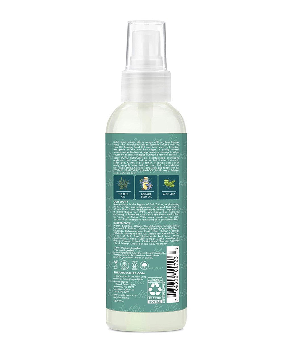 Shea Moisture Wig & Weave Tea Tree & Borage Seed Oil Bond Release Hair Spray