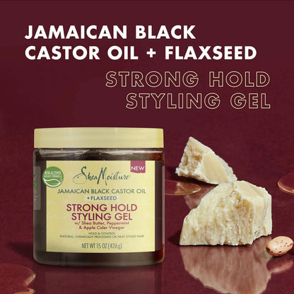 Shea Moisture Jamaican Black Castor Oil and Flaxseed Strong Hold Styling Gel
