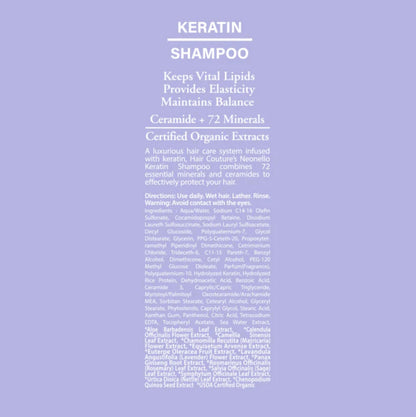 Hair Couture Professional NEONELLO Keratin 72 Minerals Shampoo