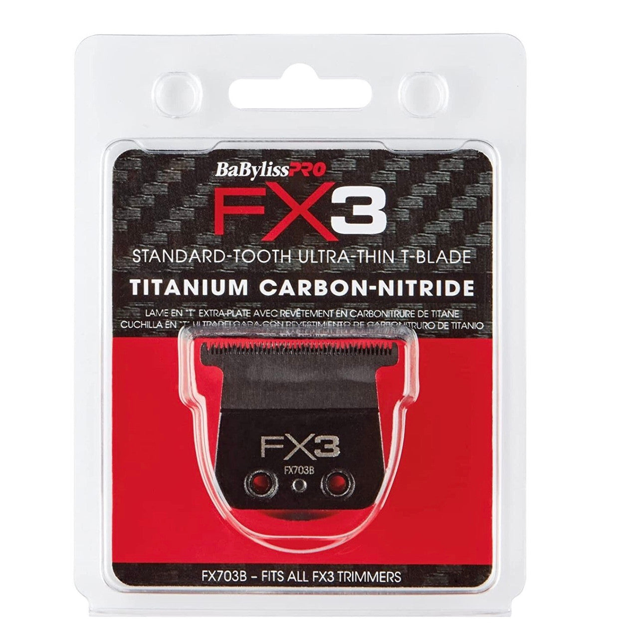 BaBylissPRO FX3 Replacement T-Blade Titanium Carbon Nitride - FX703B