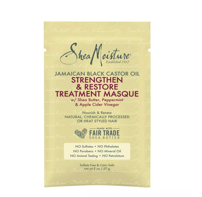 SheaMoisture Jamaican Black Castor Oil Strengthen & Restore Treatment Masque (2 oz)