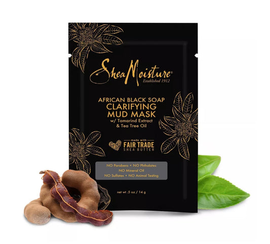SheaMoisture African Black Soap Clarifying Mud Mask (.5 oz)