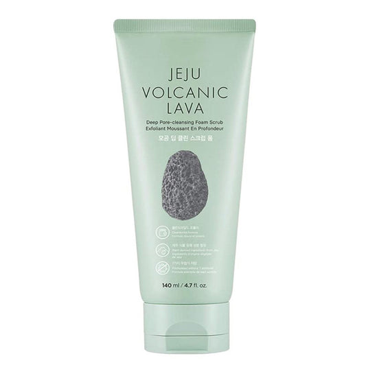 THE FACE SHOP Jeju Volcanic Lava Deep Pore-Cleansing Foam Scrub (4.7 oz)