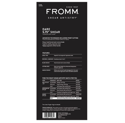 DIANE Fromm Dare 5.75" Hair Cutting Shear(Black)