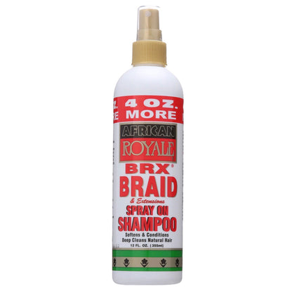 African Royale BRX Braid Spray On Shampoo (12 oz)