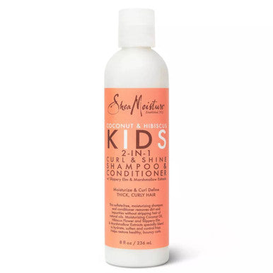 SheaMoisture Coconut & Hibiscus Kids' 2-in-1 Shampoo and Conditioner (8 oz)