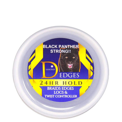 Black Panther Strong 24HR Hold Braids Edges Locs & Twist Styling Gel
