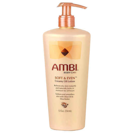 Ambi Skincare Soft & Even Creamy Oil Lotion (12 oz)