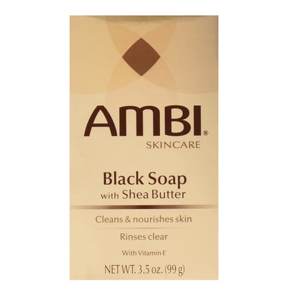 Ambi Black Soap Bar with Shea Butter