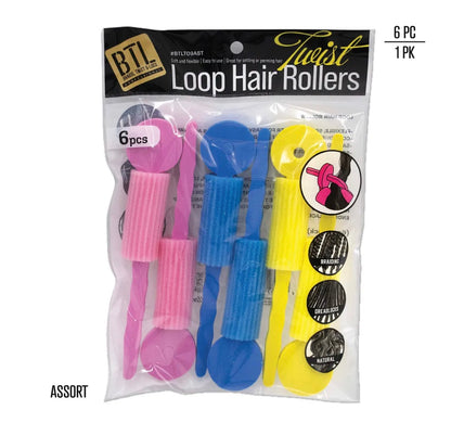 BTL Loop Hair Rollers (Assorted / Black)