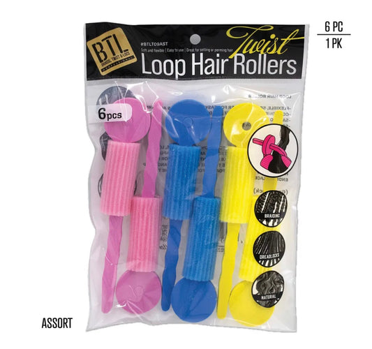 BTL Loop Hair Rollers (Assorted / Black)