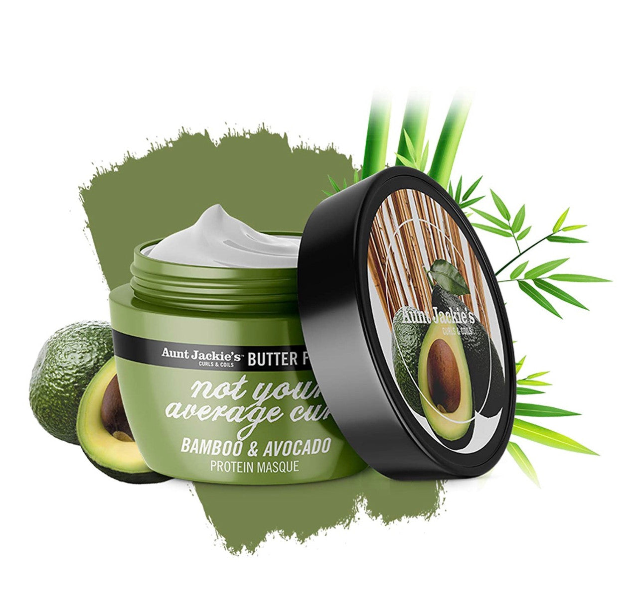 Aunt Jackie's Butter Fusions Not Your Average Curl Bamboo & Avocado Hair Masque (8 oz)