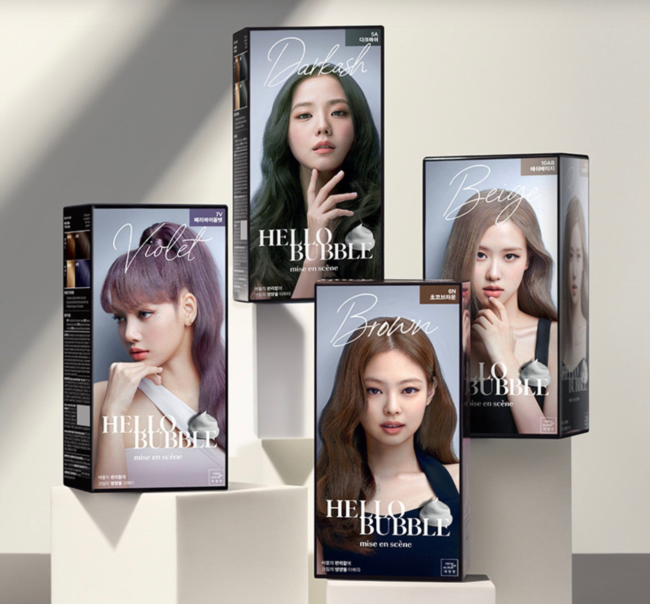 MISE EN SCENE Hello Bubble Foamy Creamy Bubble Hair Dye Color