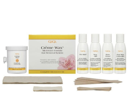 GiGi Wax Creme Wax Microwave Formula Kit