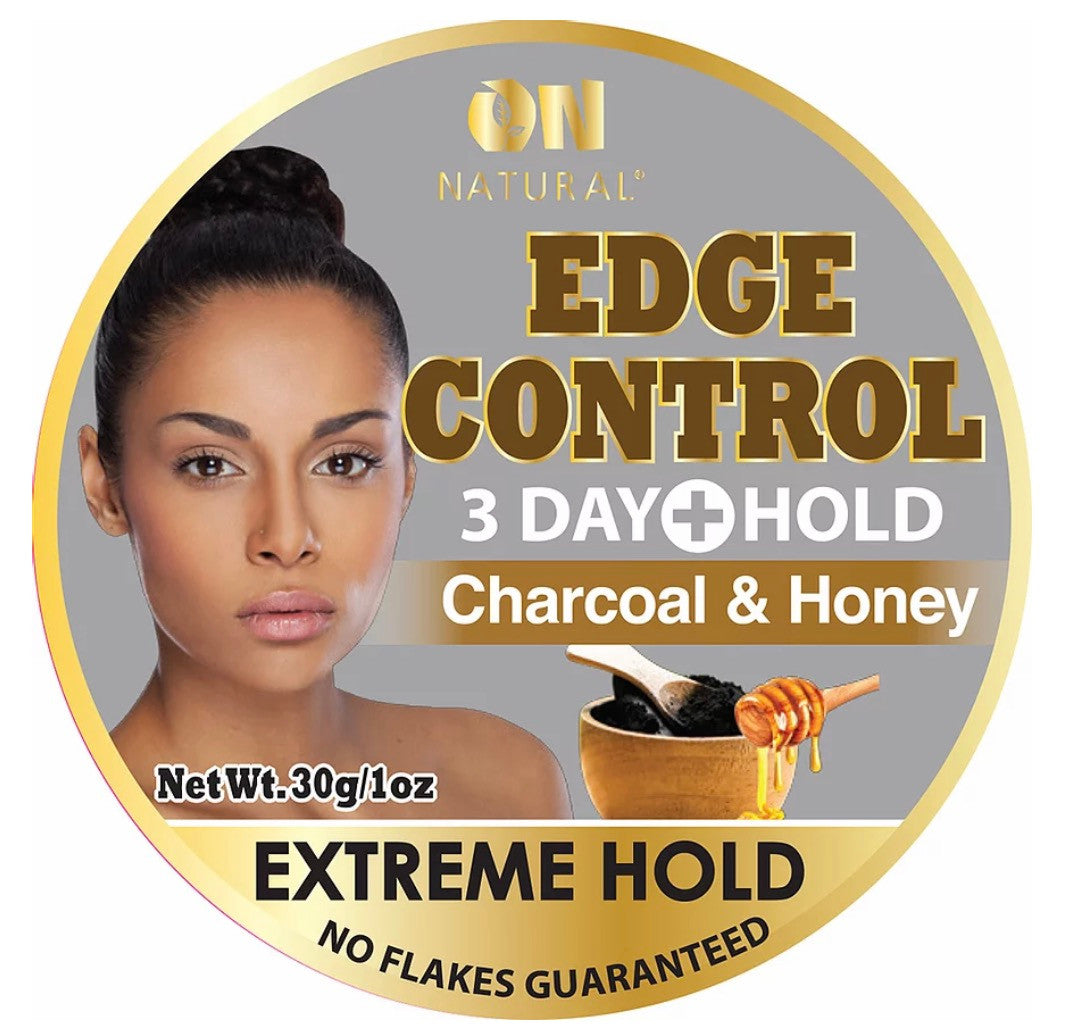 ON NATURAL Edge Control Charcoal and Honey (Extreme Hold)