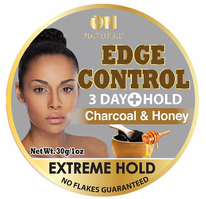 ON NATURAL Edge Control Charcoal and Honey (Extreme Hold)