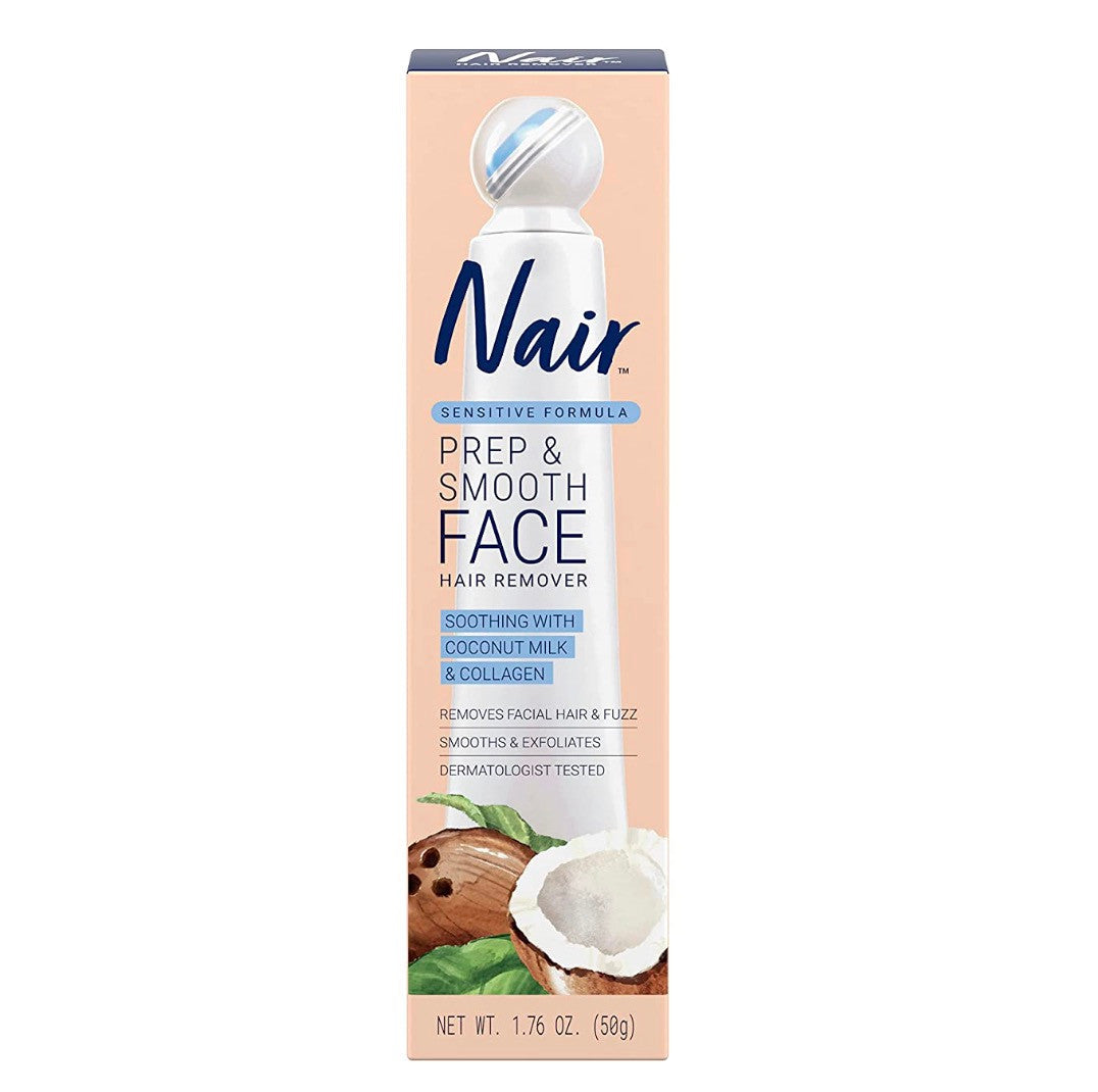 Nair Prep and Smooth Face with Coconut Milk