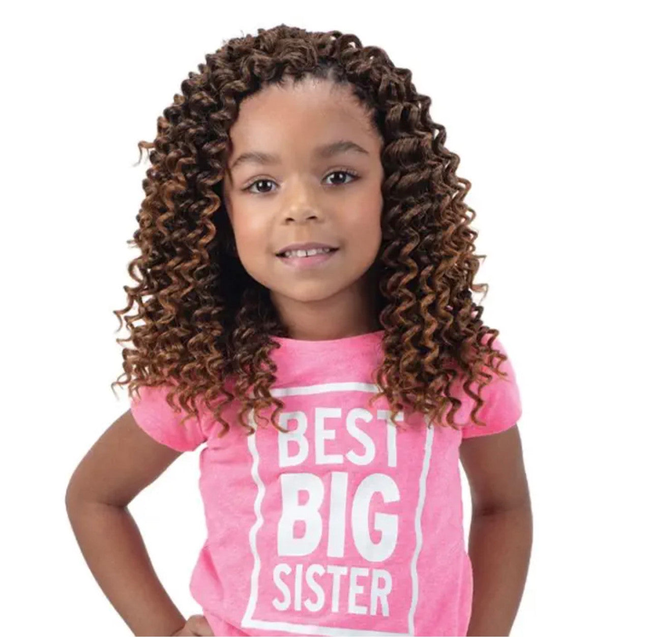 SHAKE N GO FreeTress Crochet Braids -  3X Kids Deep Twist 8"