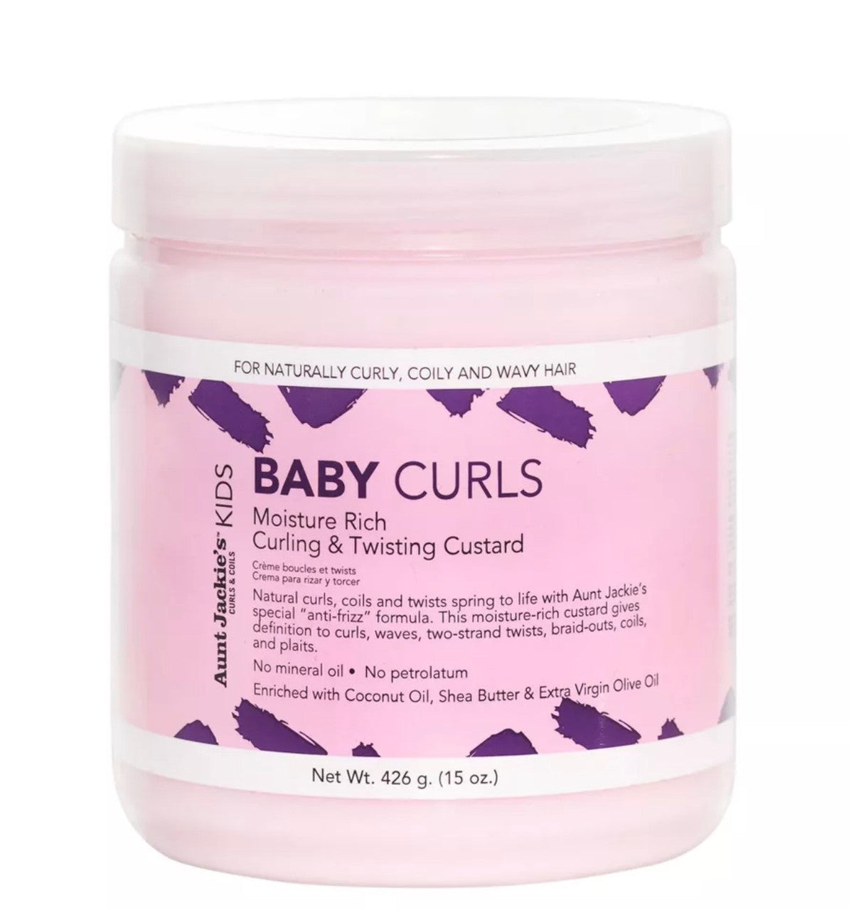 Aunt Jackie's Kids Baby Curls Curling & Twisting Custard