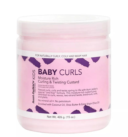 Aunt Jackie's Kids Baby Curls Curling & Twisting Custard