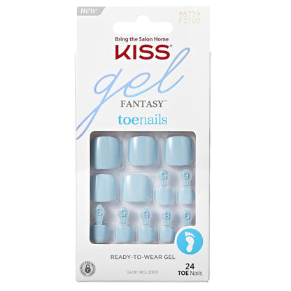 KISS Gel Fantasy Toenails - Pair of Shoes
