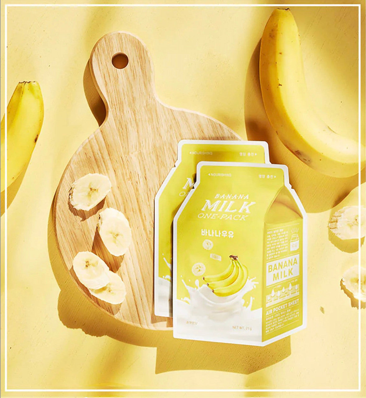[A'PIEU] Milk One Pack Mask (Banana)