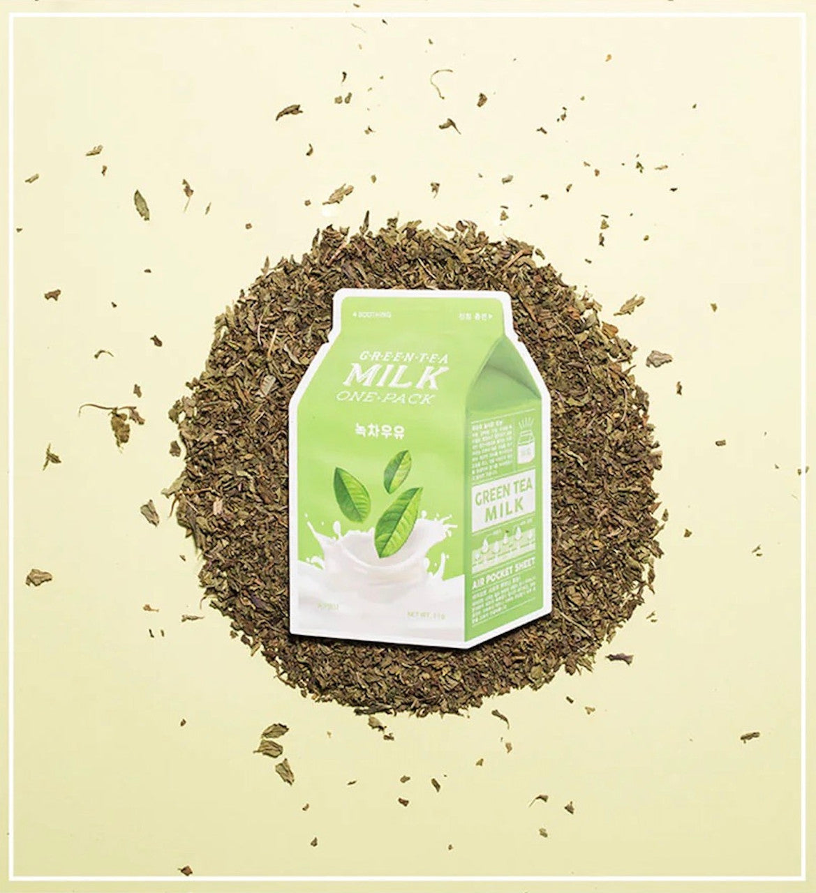 [A'PIEU] Milk One Pack Mask (Green Tea)