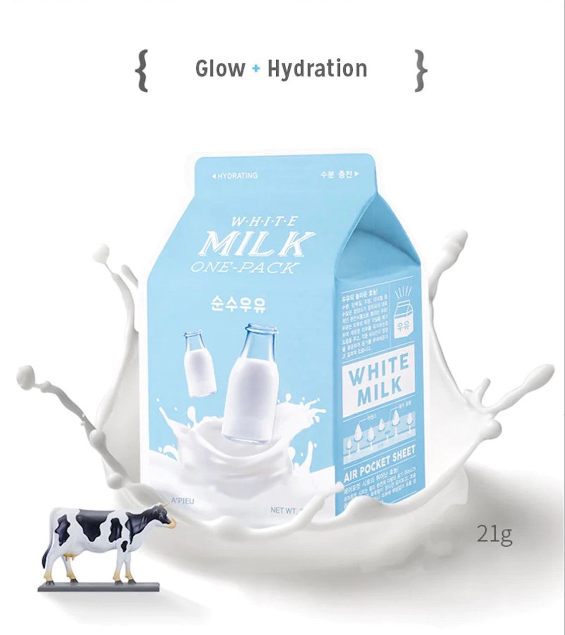 [A'PIEU] Milk One Pack Mask (White Milk)