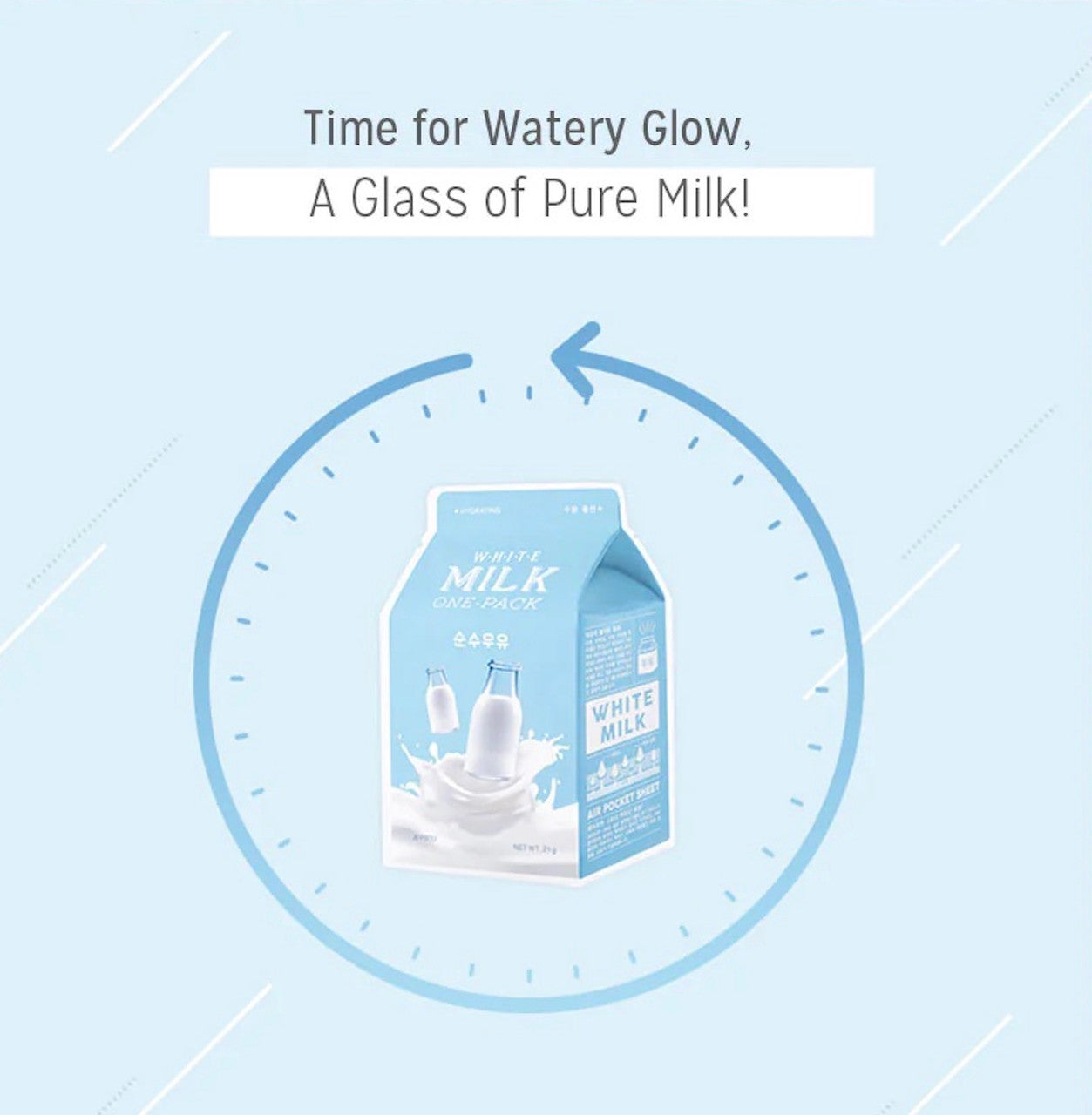 [A'PIEU] Milk One Pack Mask (White Milk)