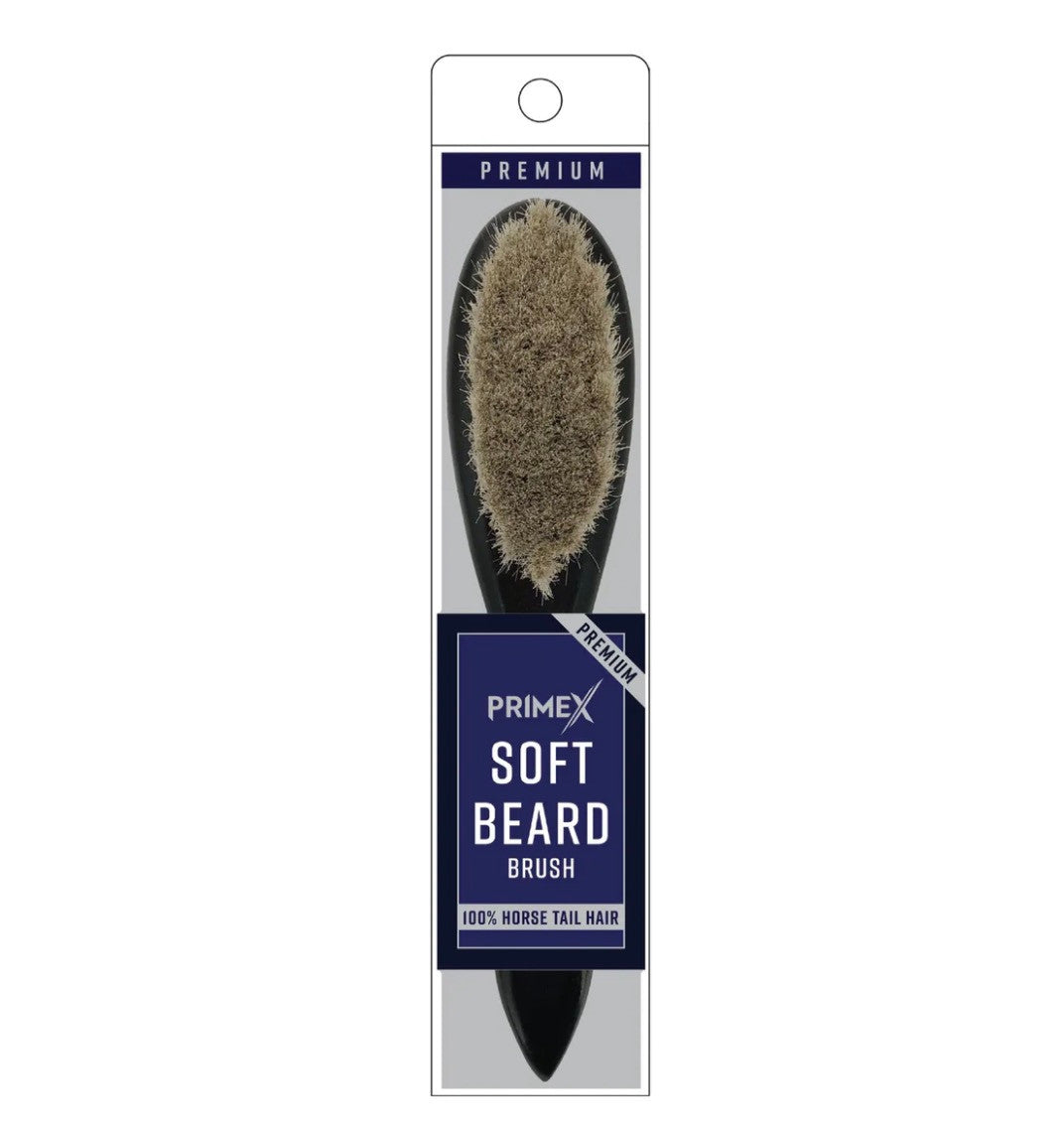 Annie PrimeX Premium Horsehair Wooden Beard Brush Soft