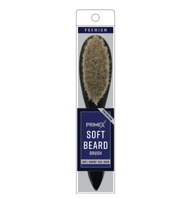 Annie PrimeX Premium Horsehair Wooden Beard Brush Soft