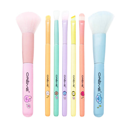 THE CREME SHOP BT21 BABY The Perfect Blend Brush Collection (Set of 7)