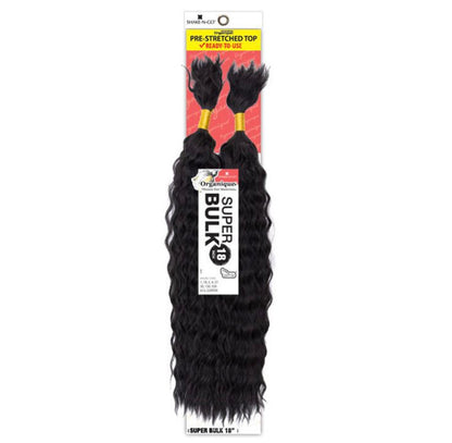 SHAKE N GO Organique Human Hair Blend Braids - SUPER BULK (18"- 22")