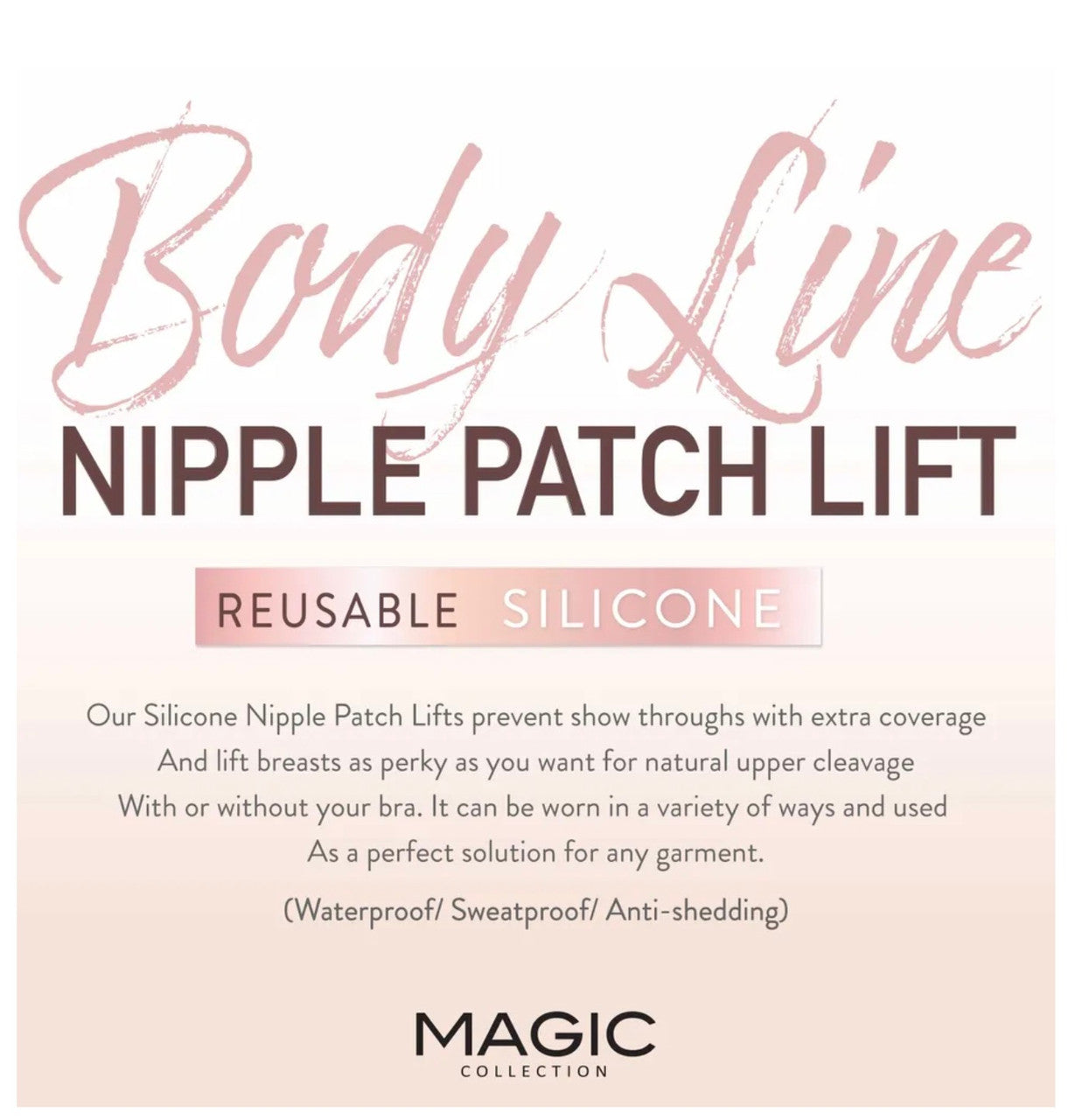 Magic Collection Reusable Silicone Nipple Patch Lift